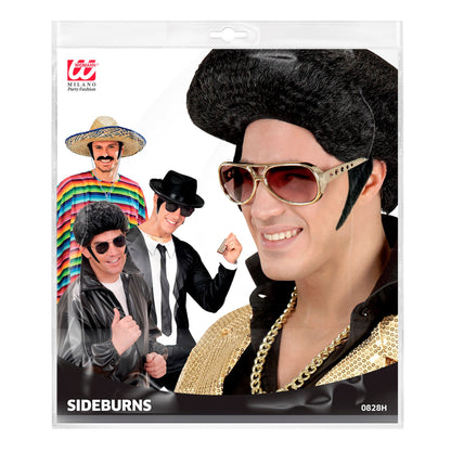 "KOTELETTEN" klebend - schwarz