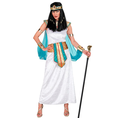 "ÄGYPTISCHE KÖNIGIN" (Kleid, Kragen mit Umhang & Armbändern, Gürtel, Stirnband)