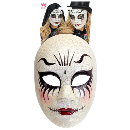 "COMMEDIA DELL'ARTE MASKE RISSIGE FRAU"