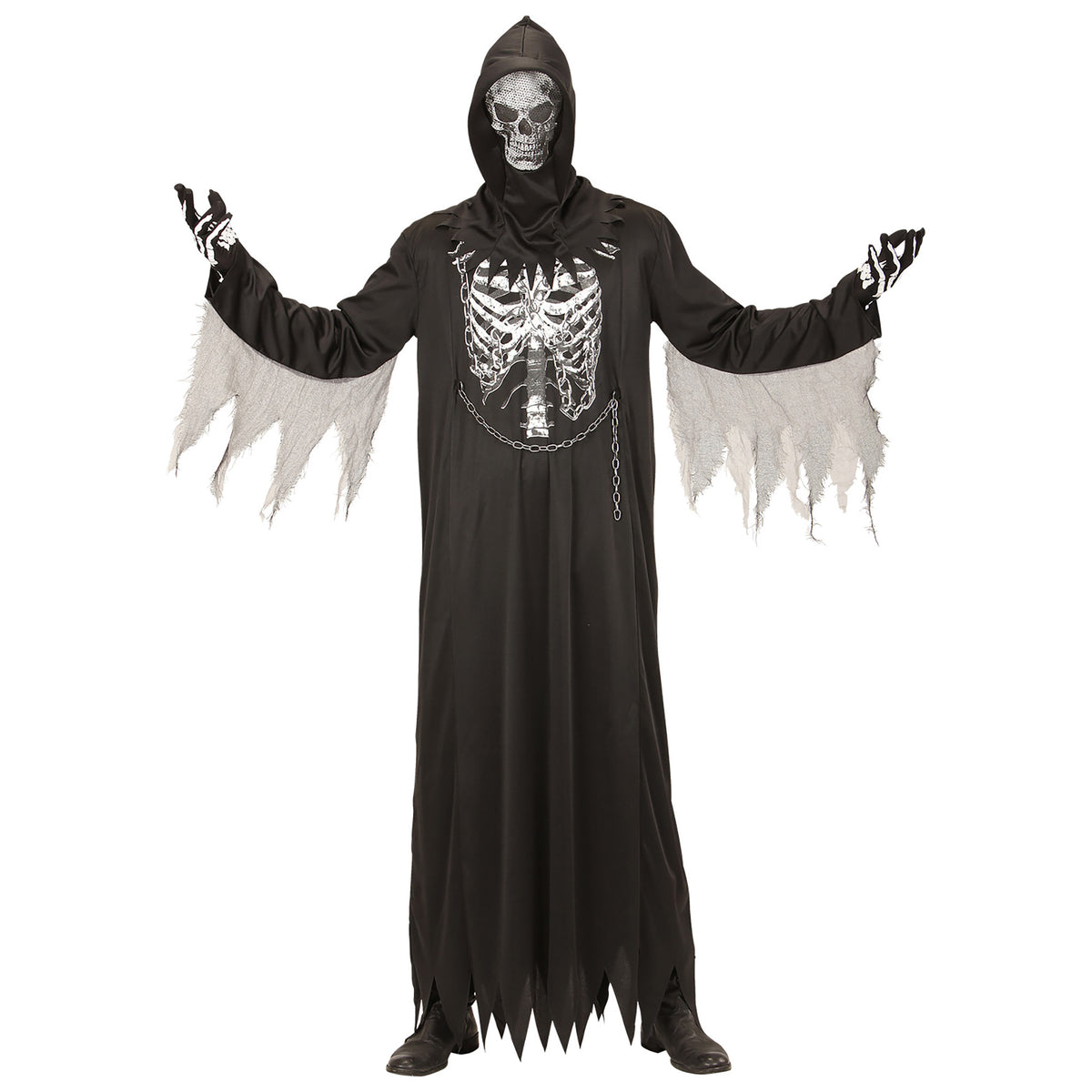 Widmann "SENSEMANN" (Robe mit Kette, Kapuzenmaske) – Detailansicht