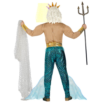"POSEIDON" (Muskelshirt, Hose, Gürtel, Armbänder, Krone)