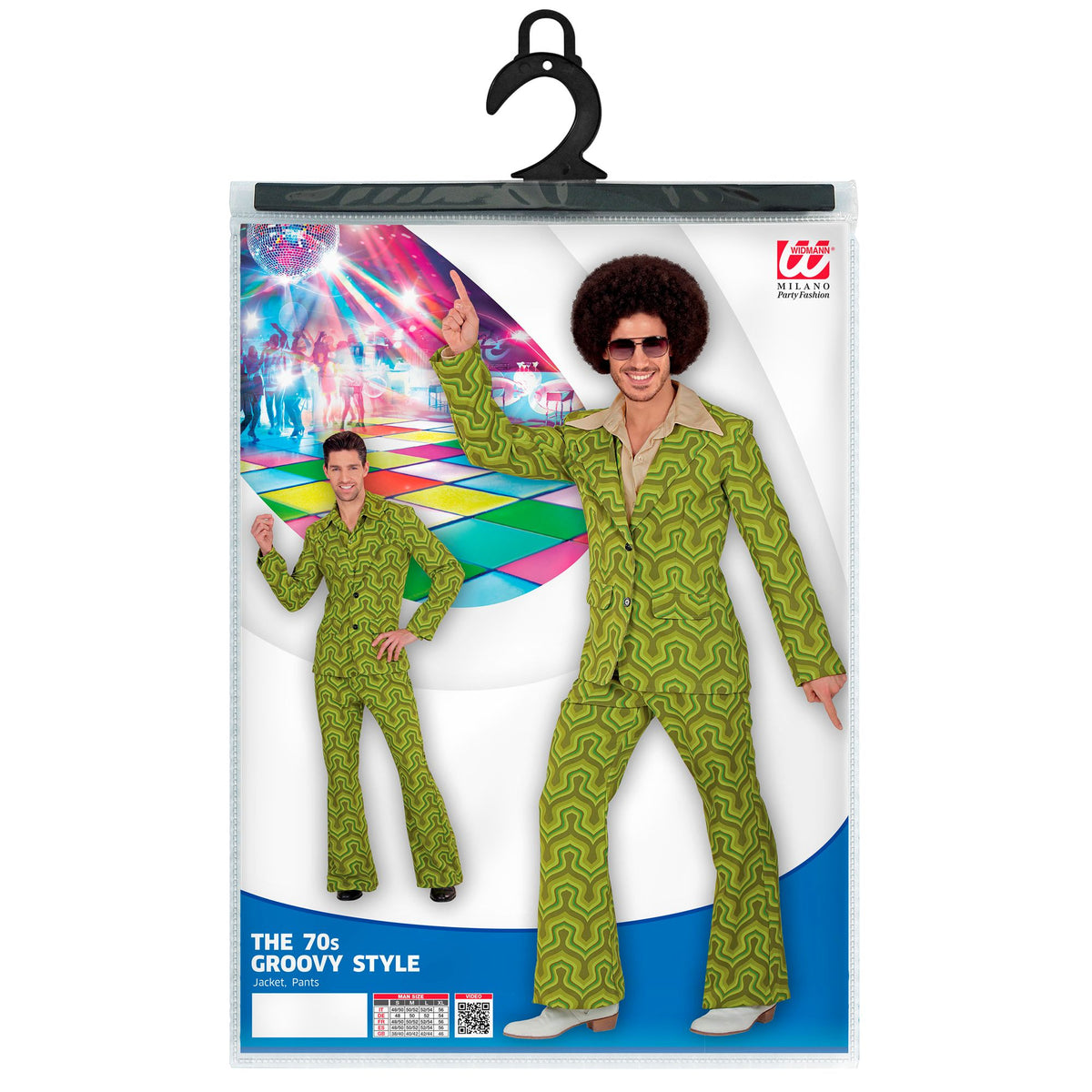 Widmann "THE 70s GROOVY STYLE - wallpaper" (Jackett, Hose) – Verpackung