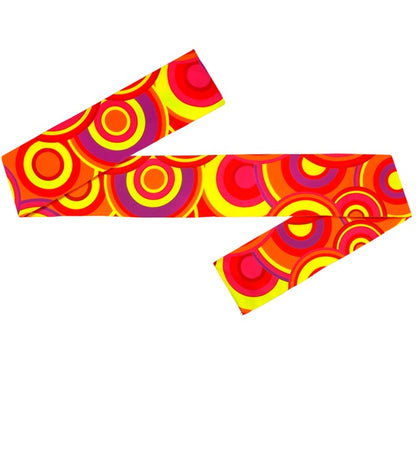 "THE 70s GROOVY STYLE - orange bubbles" (Stirnband)