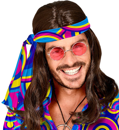 "THE 70s GROOVY STYLE - blue bubbles" (Stirnband)