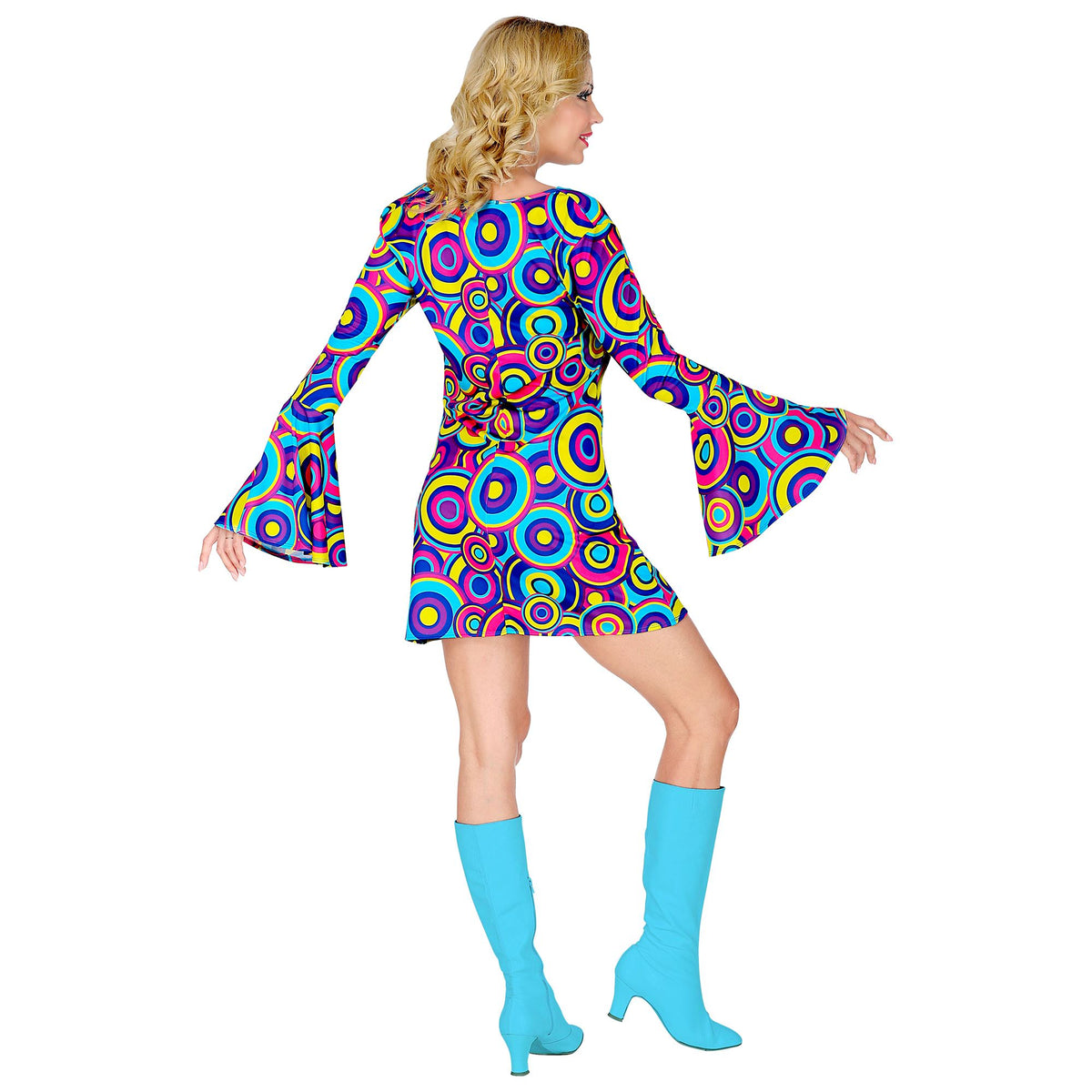 "THE 70s GROOVY STYLE - blue bubbles" (Kleid)