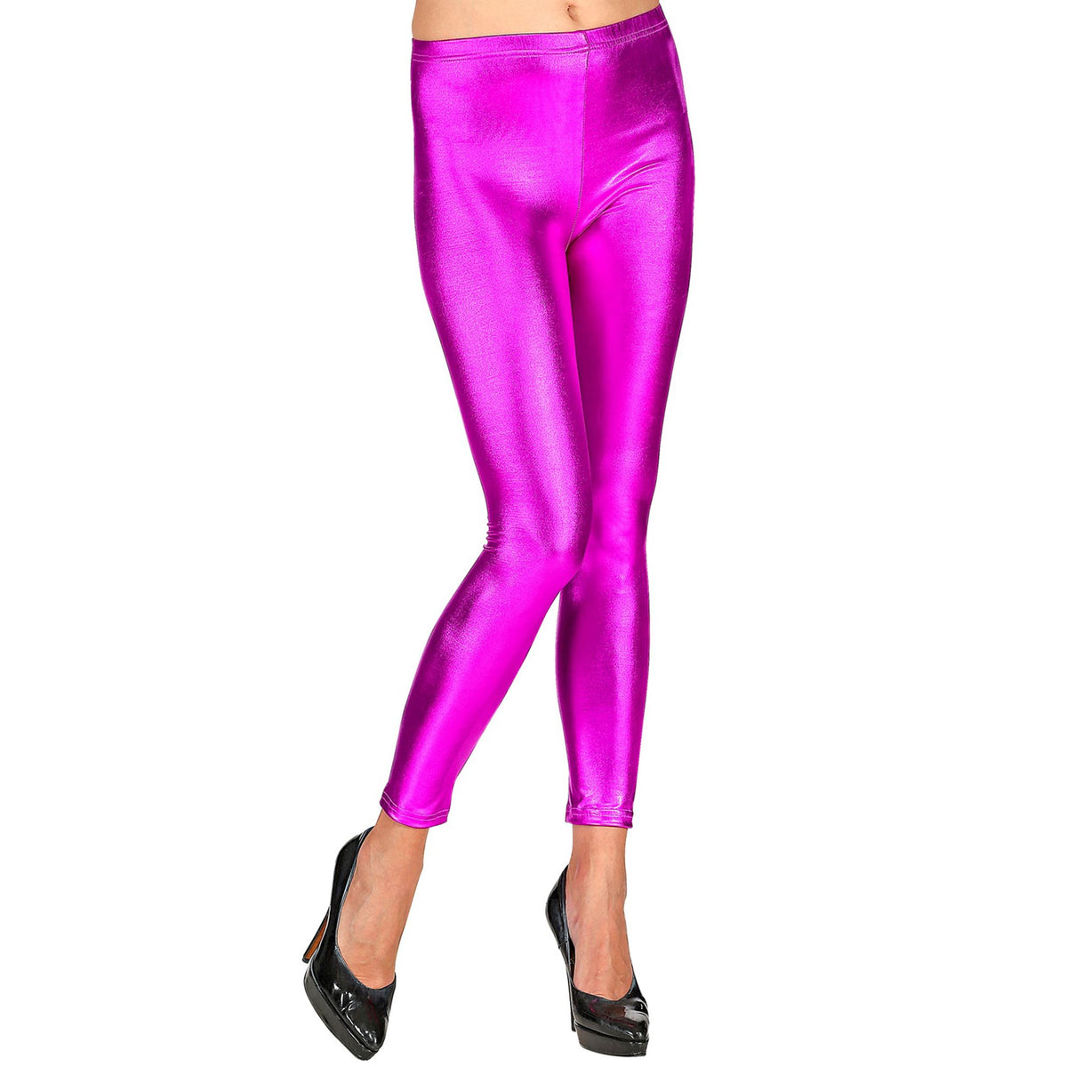 "VIOLETT METALLIC LEGGINGS"
