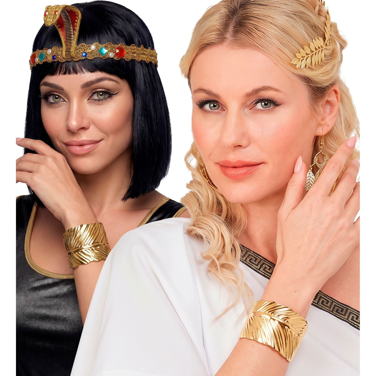 Widmann Goldenes Blatt Armband – 24k Goldfarbenes Messing, Verstellbar – Rückansicht