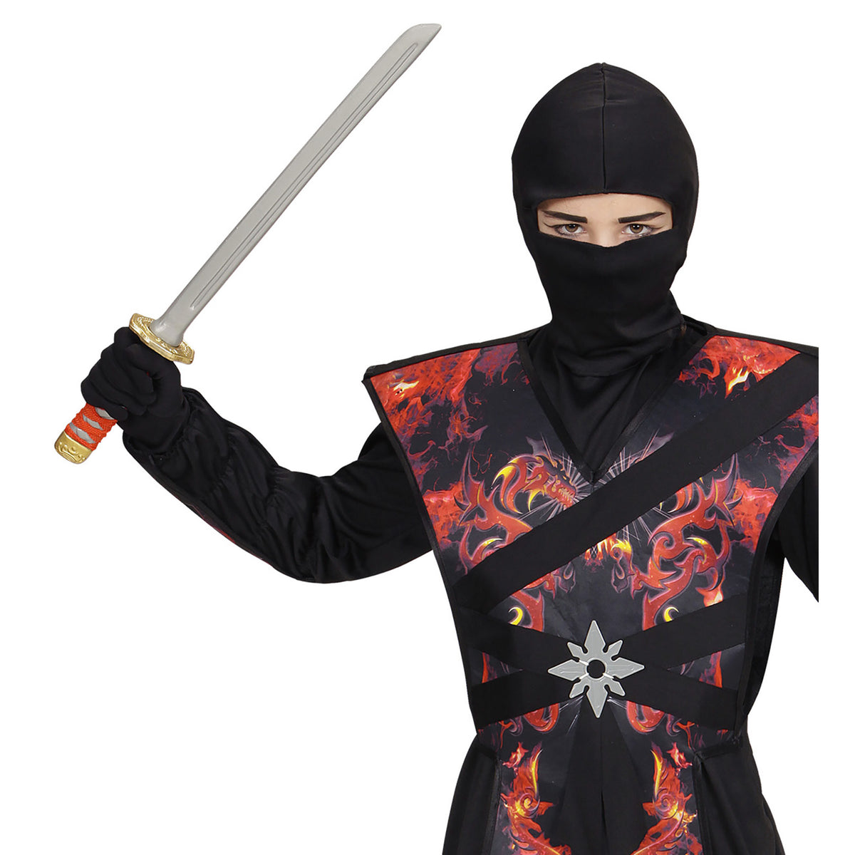 Japanisches Katana-Ninjaschwert mit Scheide 60 cm von Widmann – Seitenansicht