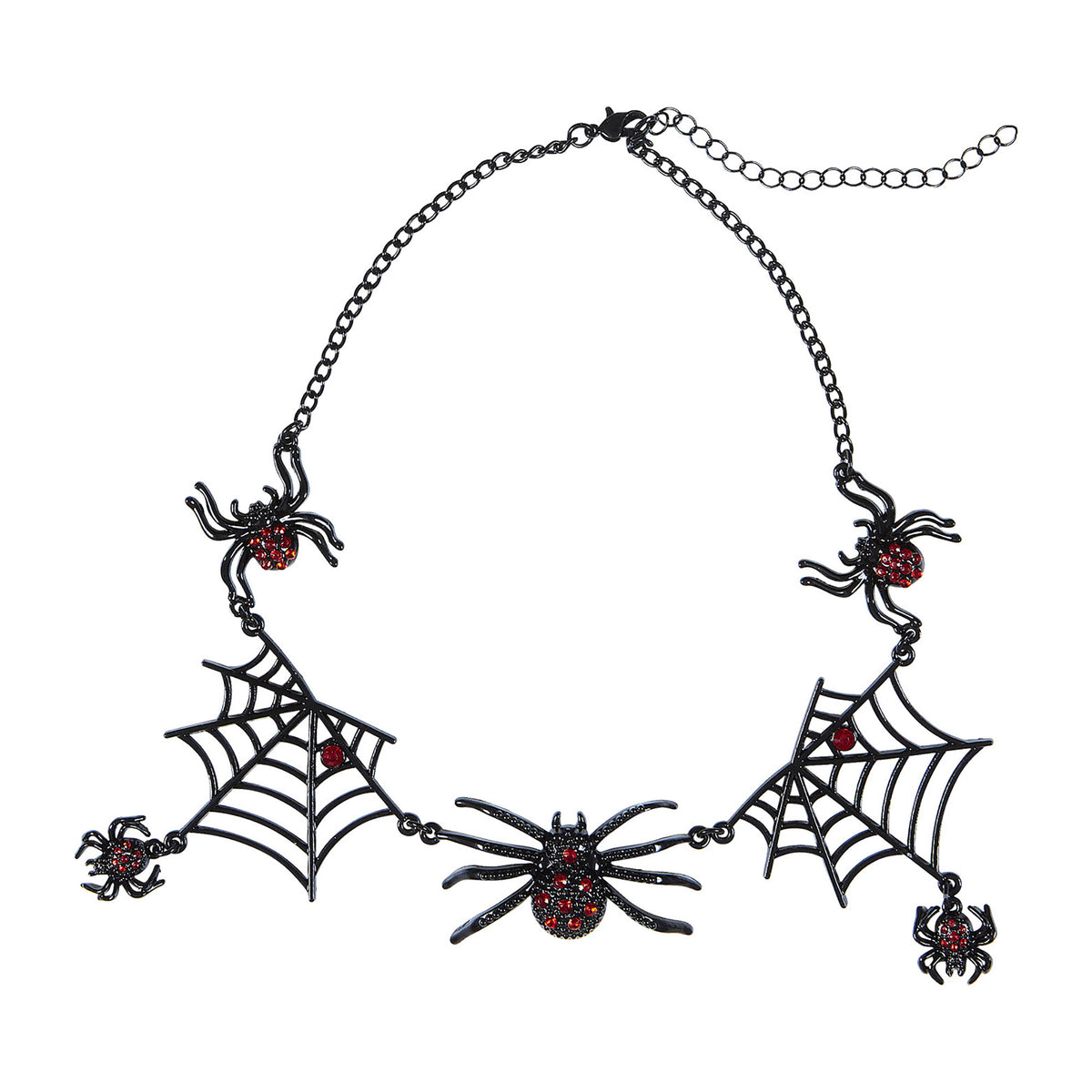 Widmann Spinnen-Halskette für Halloween und Gothic-Kostüme – Produktansicht