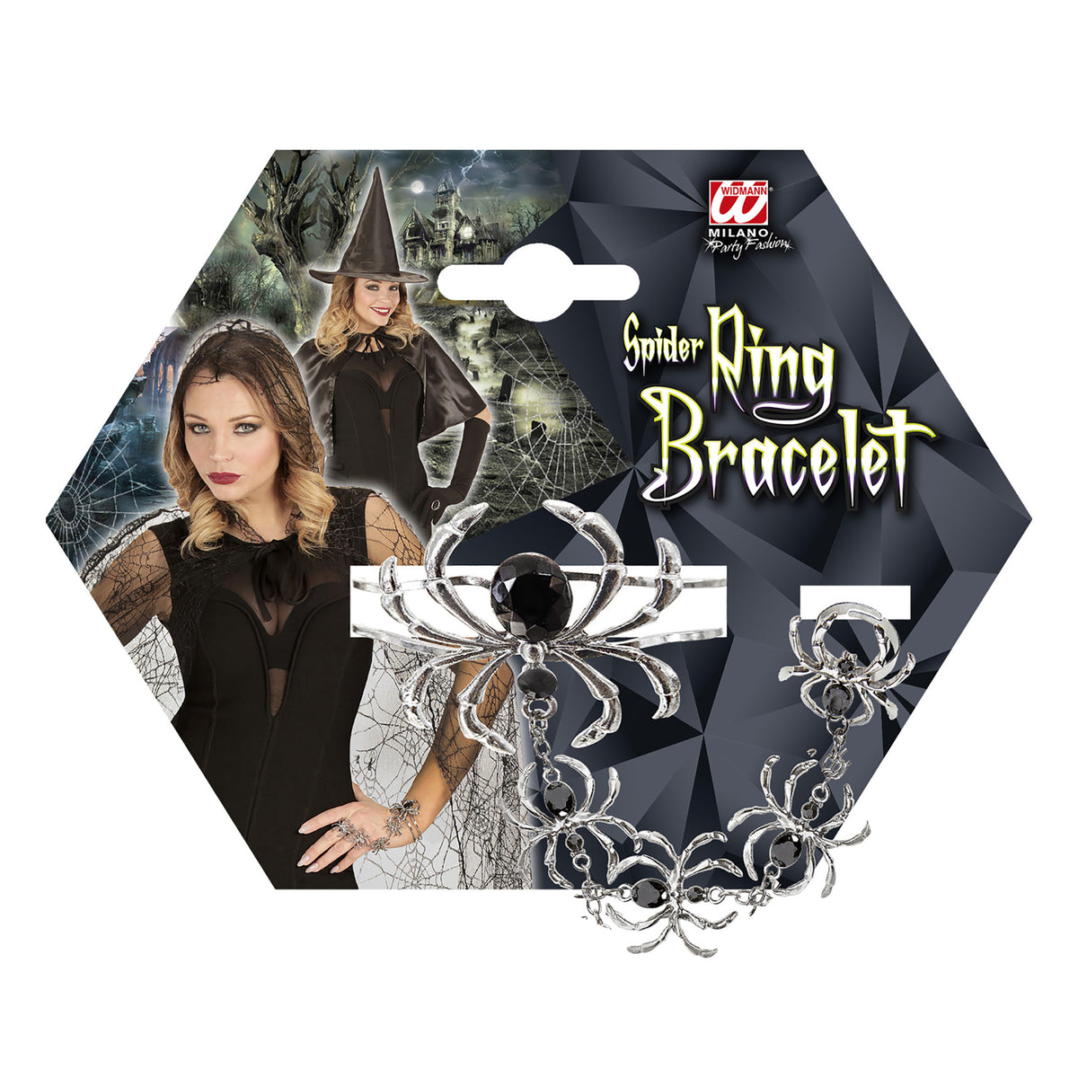 "ARMBAND MIT SPINNENRING"
