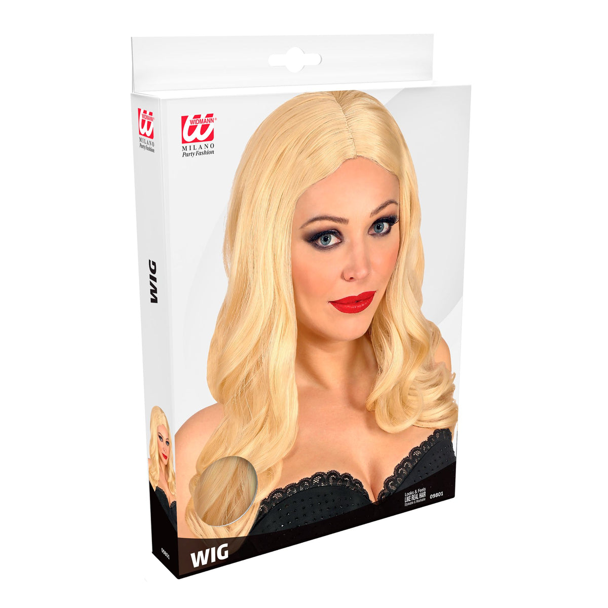 Widmann Perücken Perücke Roxy Blond für Fasnacht und Mottoparty