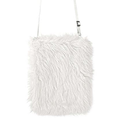 Weisse Plüsch-Handtasche von Widmann – Produktansicht