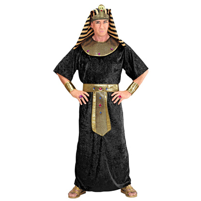 "TUTANCHAMUN" (Tunika, Kragen & Gürtel mit Edelsteinen besetzt, Armbänder, Kopfbedeckung)