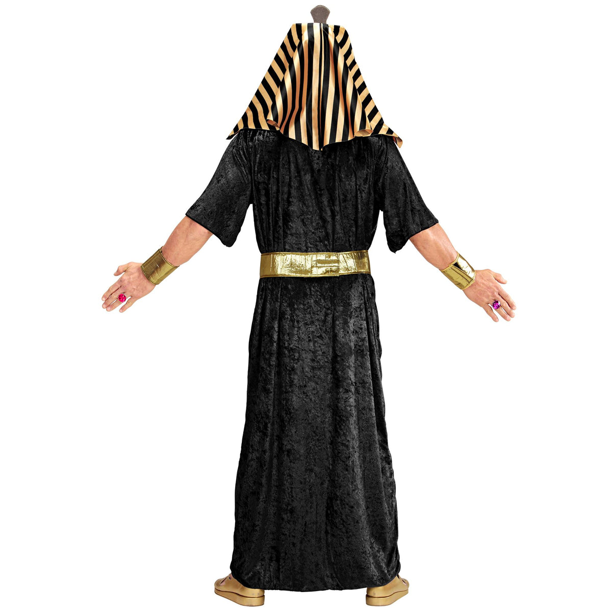 "TUTANCHAMUN" (Tunika, Kragen & Gürtel mit Edelsteinen besetzt, Armbänder, Kopfbedeckung)