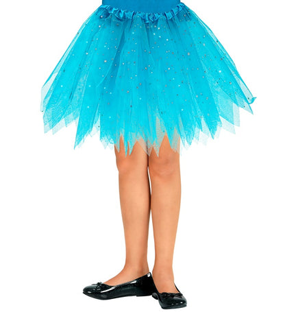 "HELLBLAUER GLITZERNDER TUTU" 30 cm