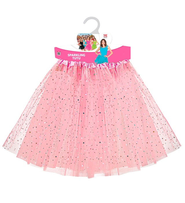 "ROSA GLITZERNDER TUTU" 40 cm