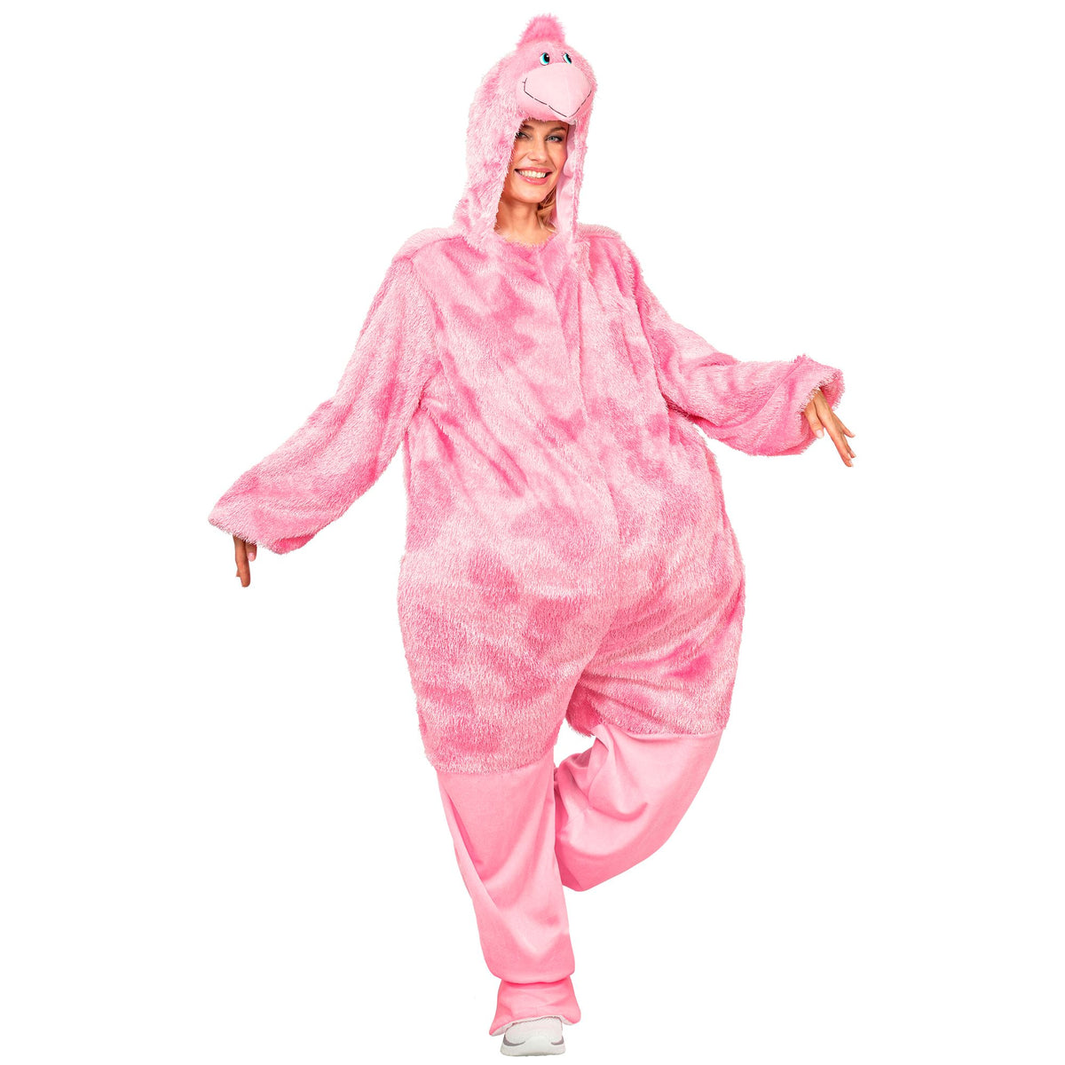 "FUNNY FLAMINGO" (Overall mit Kapuze und Kopf)