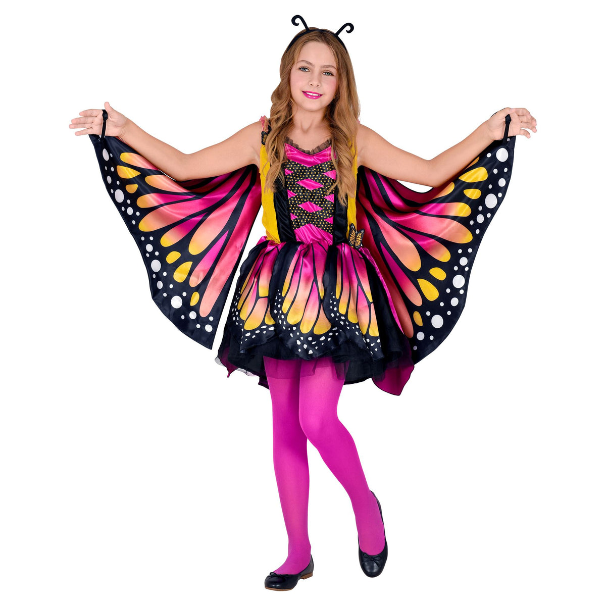 "SCHMETTERLING" (Kleid mit Tutu, Flügel, Antennen)
