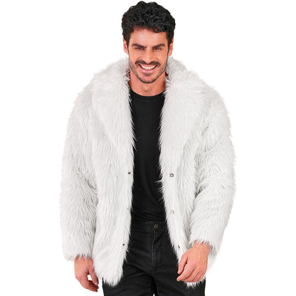 "WEIßE PLÜSCHJACKE"