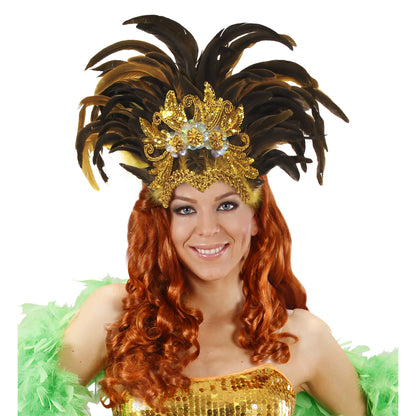 Widmann Federschmuck Inka Show mit Federn – Seitenansicht