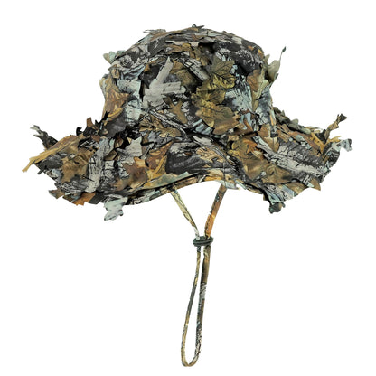 "TAKTISCHER BOONIE HUT MIT CAMOUFLAGE BLÄTTERN"