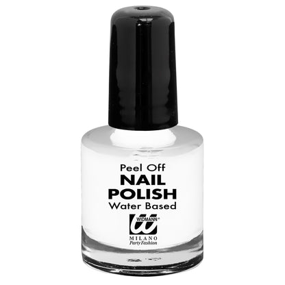 "WEIßER NAGELLACK - PEEL OFF AUF WASSERBASIS" Display Box - 8 ml