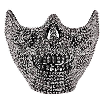 "STRASS TOTENKOPFMASKE"