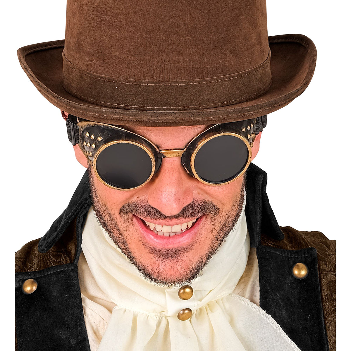 "ANTIK GOLDENE STEAMPUNK BRILLE"