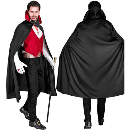 "VAMPIR" (Weste, Kummerbund, Fliege, Kette mit Medaillon, Handschuhe, Umhang)