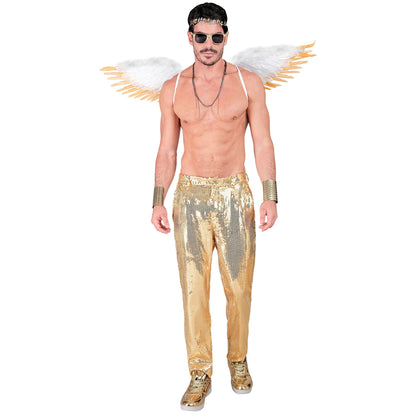 "PARTY FASHION HOSE" (Paillettenhose gold)