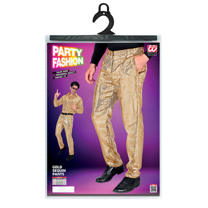 "PARTY FASHION HOSE" (Paillettenhose gold)