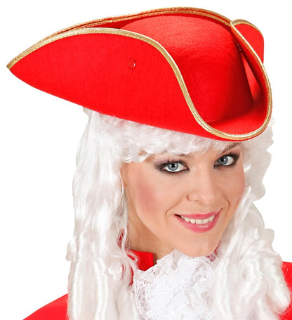 "DREISPITZHUT ROT" aus Filz