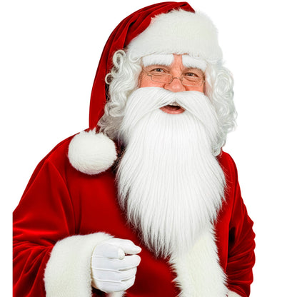 "WEIHNACHTSMANN BART MIT SCHNURRBART UND AUGENBRAUEN"