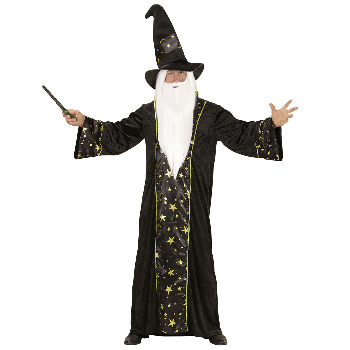 "FANTASY ZAUBERER" (Robe, Hut)