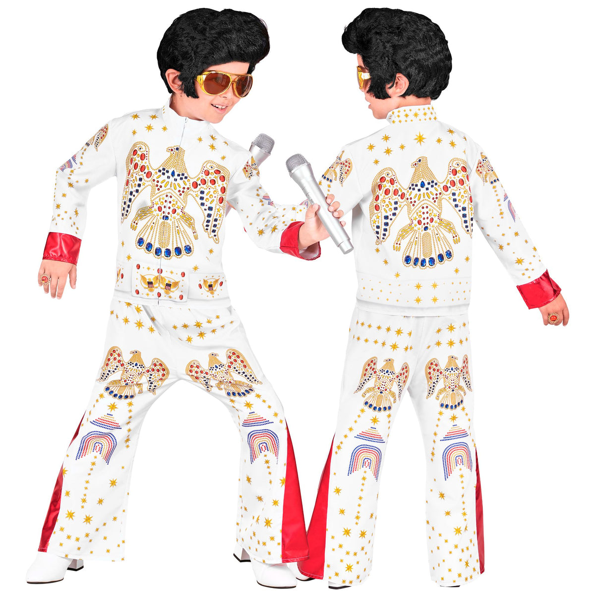 "KING OF ROCK'N'ROLL FAST COSTUME" (Oberteil, Hose)