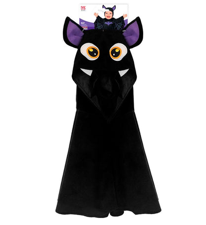 "FLEDERMAUS AUS PLÜSCH" (Poncho mit Kapuze)