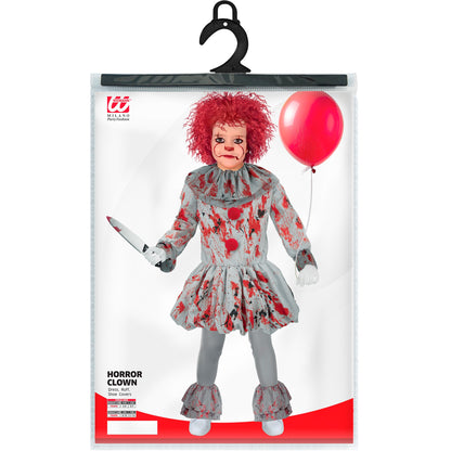 "VINTAGE-HORROR-CLOWN" (Kleid, Halskrause, Schuhüberzieher)