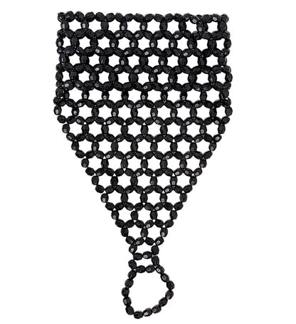 Schwarzes Dianetten-Armband mit Perlen von Widmann – Produktansicht
