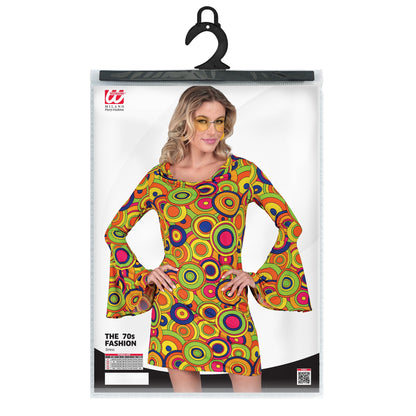 "THE 70s GROOVY STYLE - yellow circles" (Kleid)