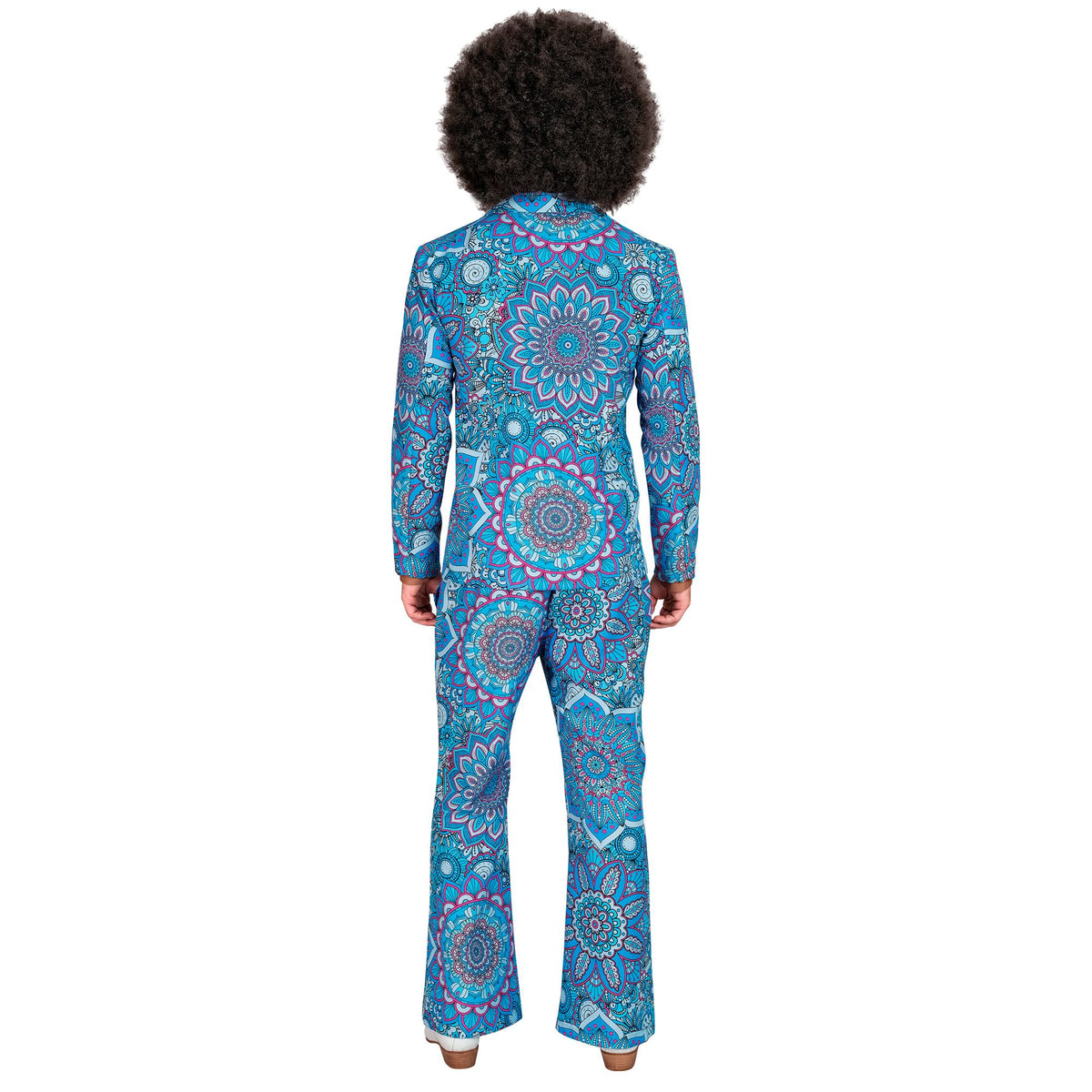 "THE 60s FASHION -blue mandala" (Jackett, Hose)