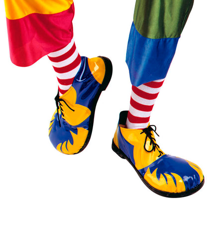 "PROFESSIONELLE CLOWNSSCHUHE" mit Gummisohle - in 4 Farben sort.