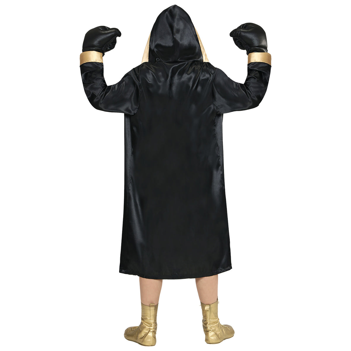 "BOXER WORLD CHAMPION" (Boxermantel mit Kapuze, Shorts, Gürtel, Boxhandschuhe)
