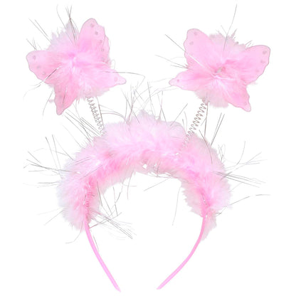 Widmann Schmetterlings-Haarreif pink – Produktansicht