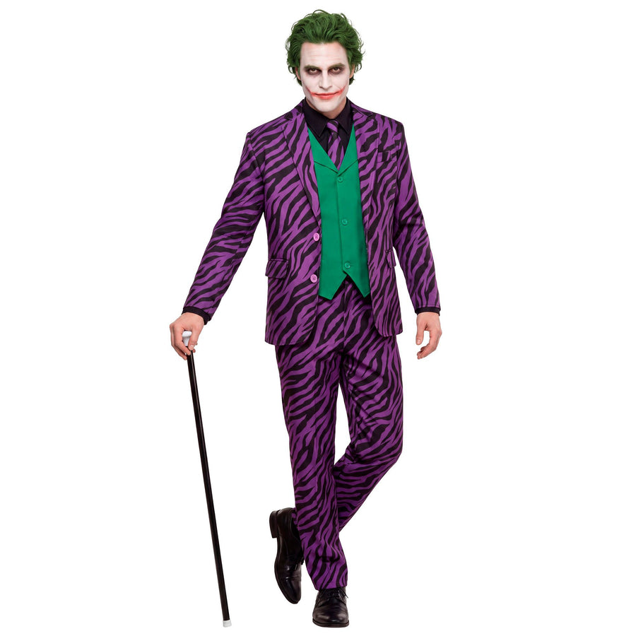 Widmann Evil Clown Kostüm mit Jacke Weste Hose und Krawatte