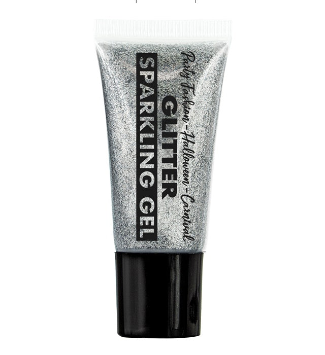 "SCHIMMER-GEL IN SPENDERTUBE - SILBER" - 25 ml
