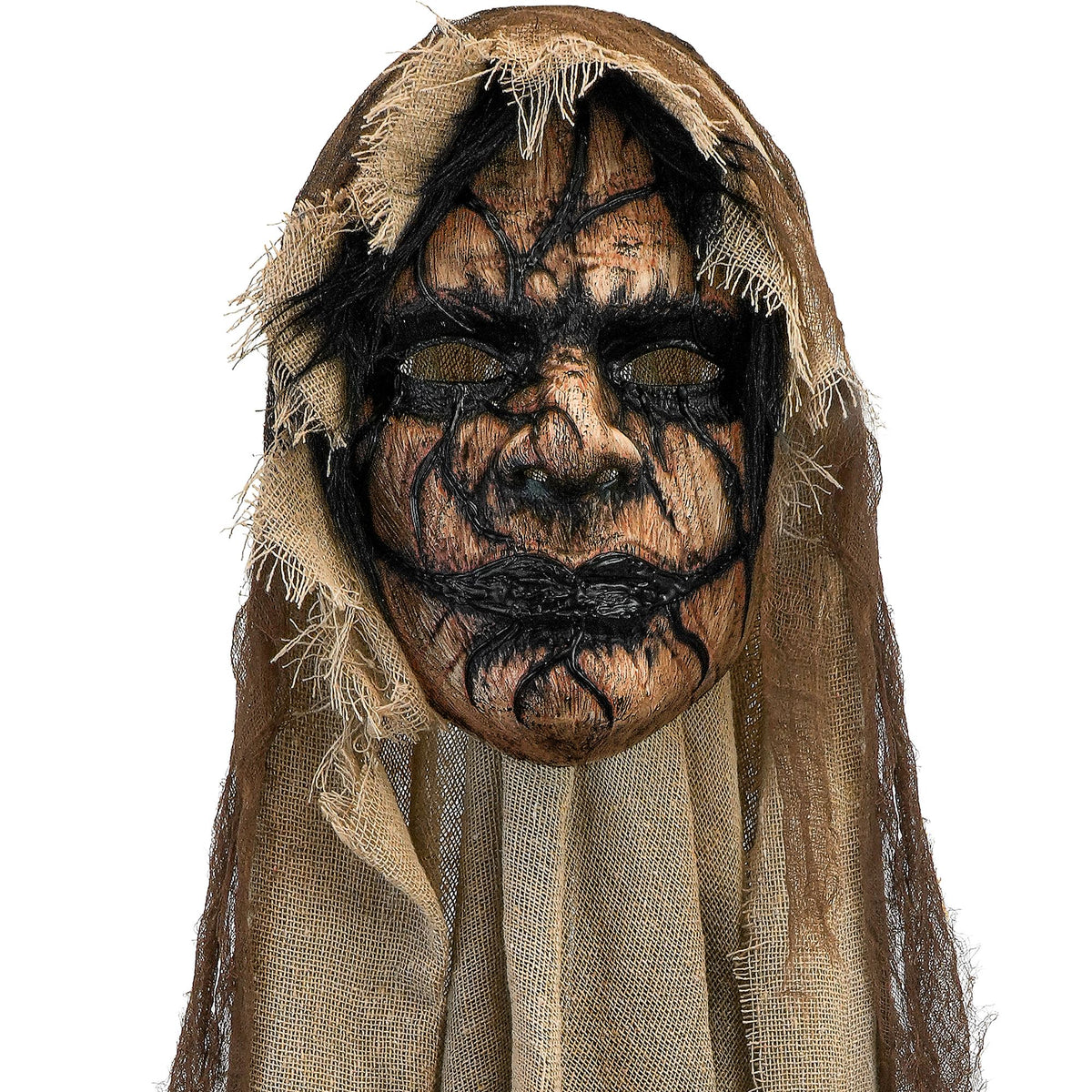 "MASKE DÄMON MIT UMHANG"
