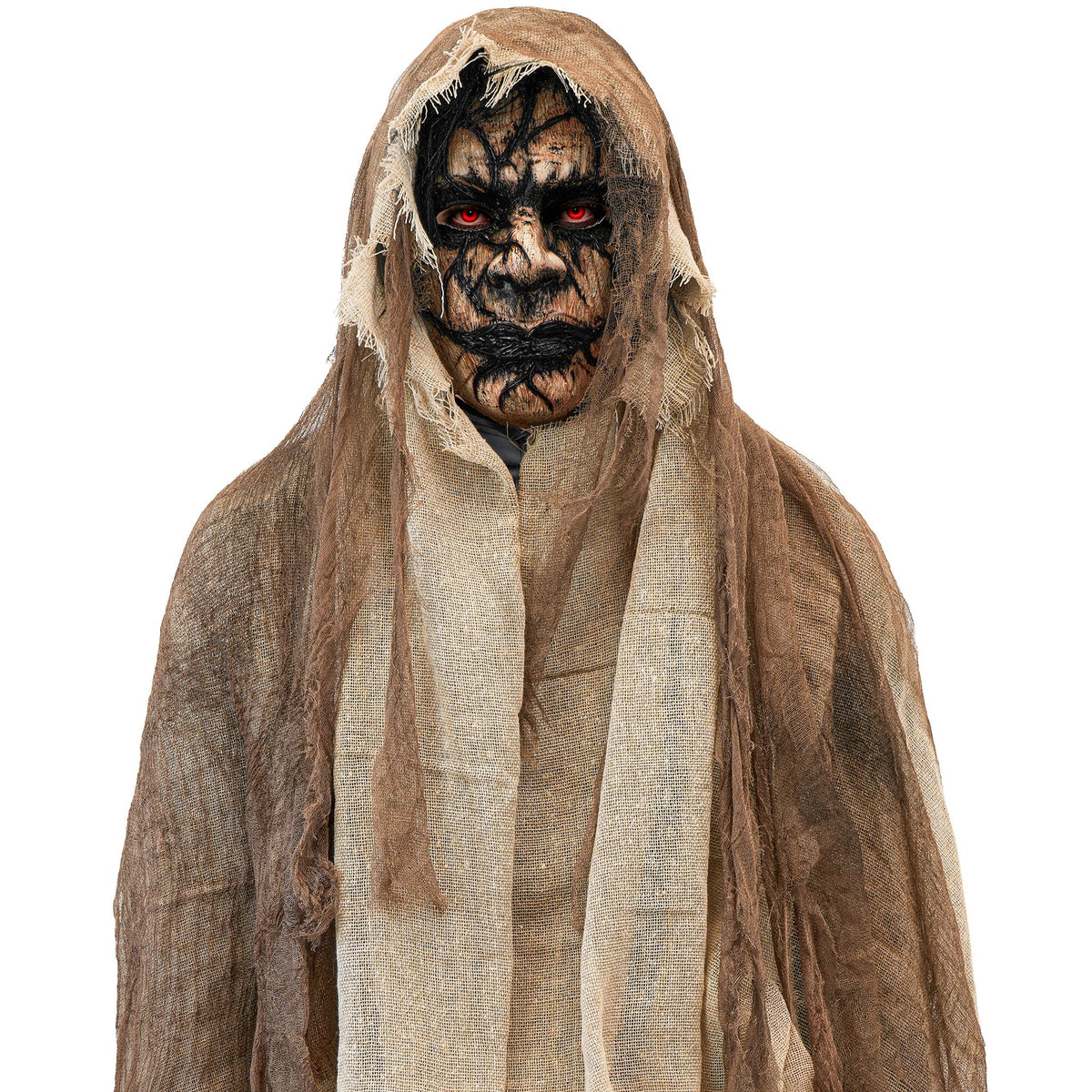 "MASKE DÄMON MIT UMHANG"