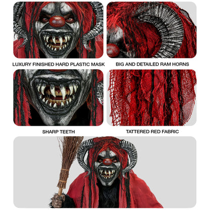 "MASKE KRAMPUS MIT UMHANG"