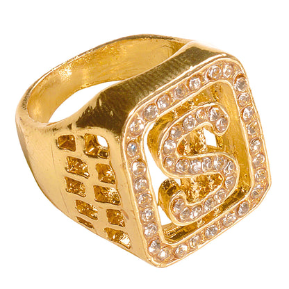 "GOLDENER STRASS $ RING"
