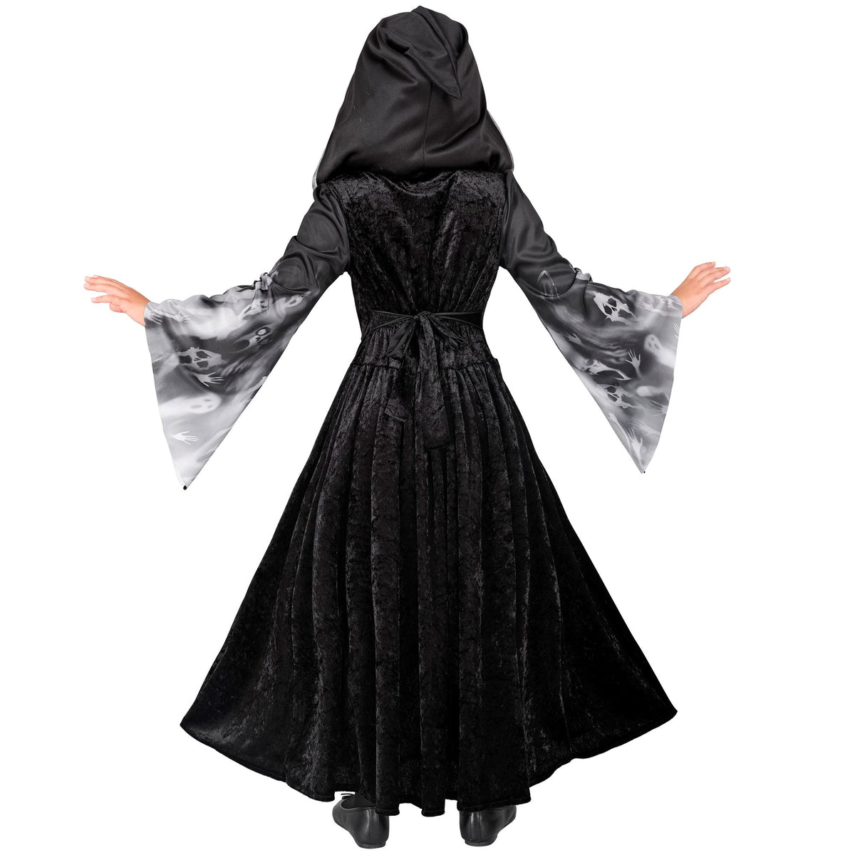 "SCREAMING SOULS" (Kleid mit Kapuze)